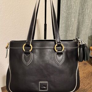 Dooney & Bourke Black Florentine Shopper Tote